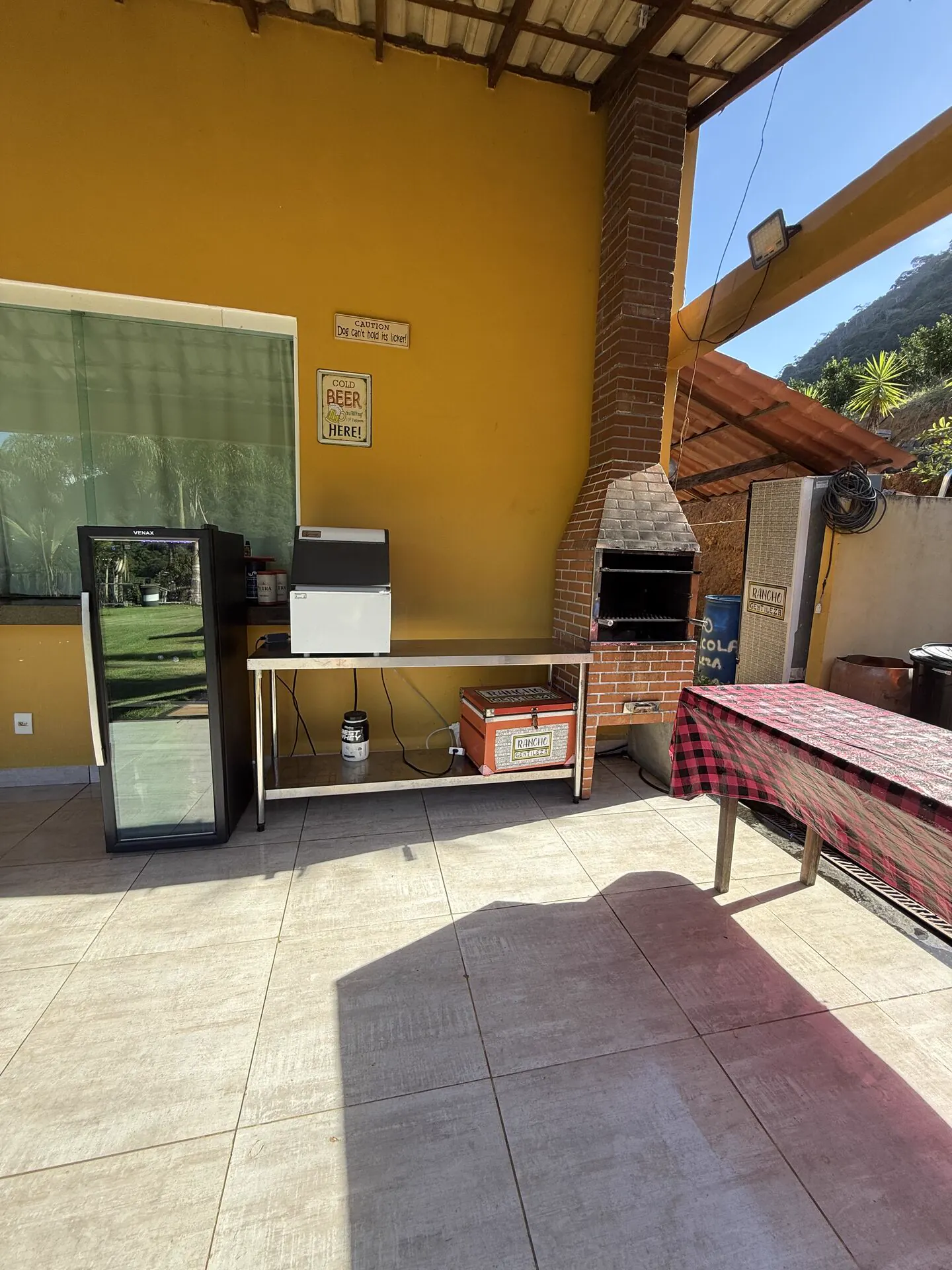Área de churrasco completa